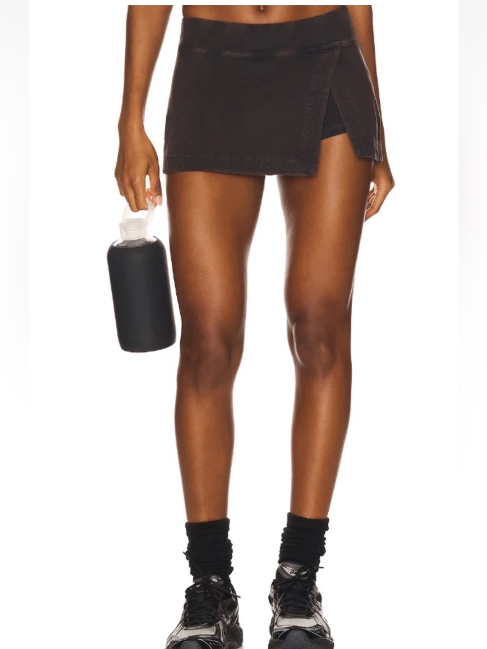 Free People x FP Movement Hot Shot Mini Skort, Black